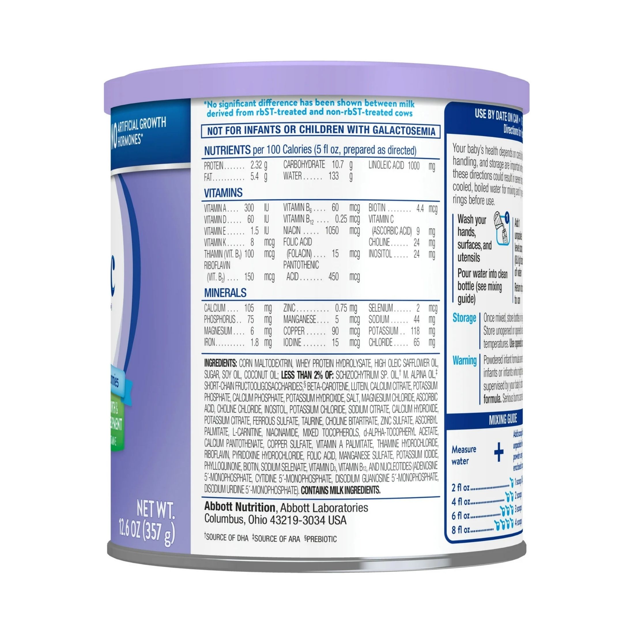 Similac Total Comfort OptiGro Infant Formula Powder With Iron