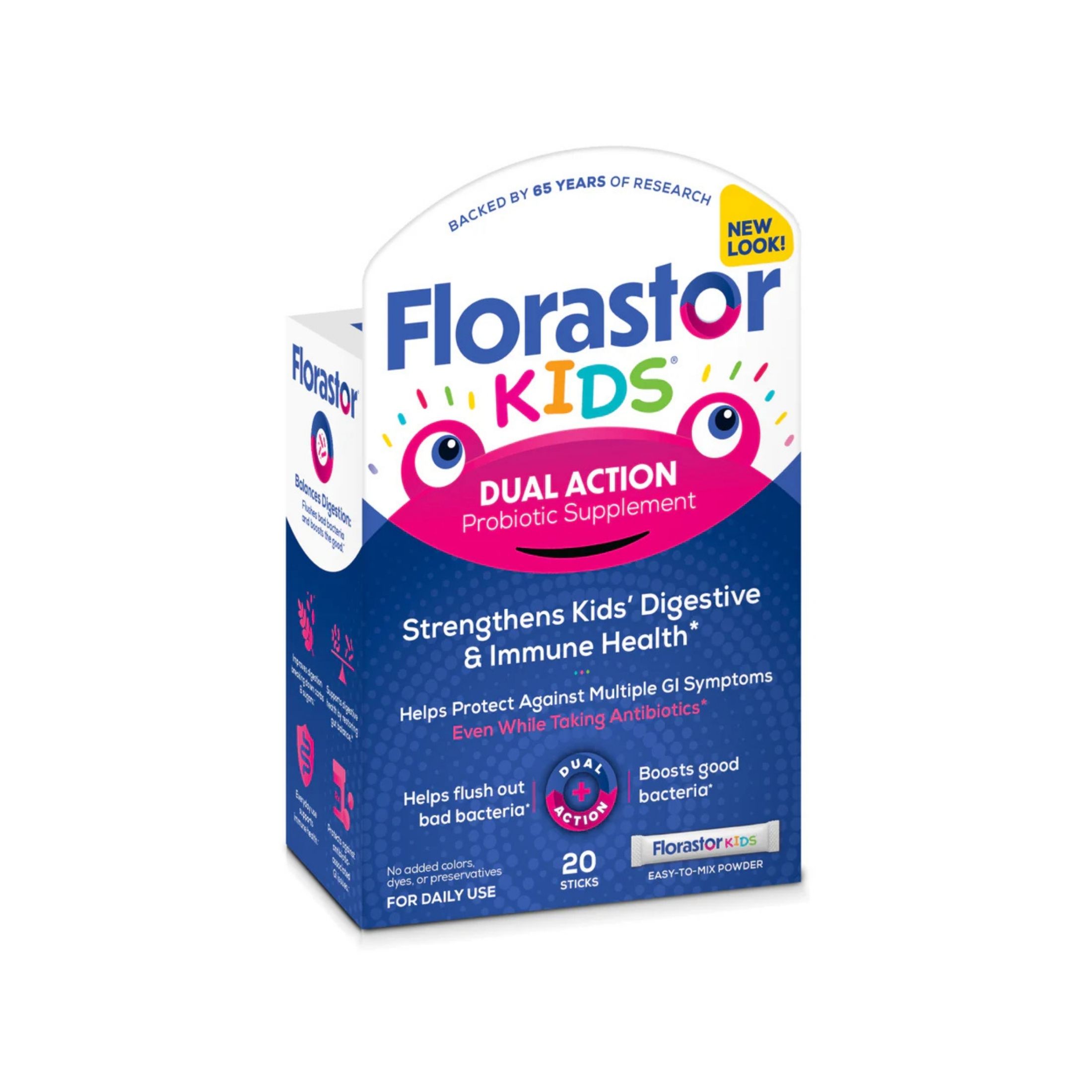 Florastor Kids Daily Probiotic Supplement Packets, 250 Mg