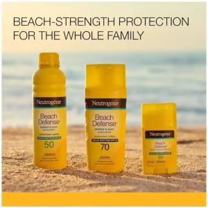 Neutrogena Sunscreen Stick, Water + Sun Protection, Broad Spectrum SPF 50+ 1.5 Oz