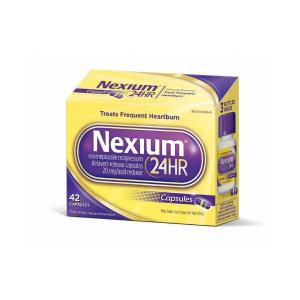 Nexium 24-Hour Delayed Release Heartburn Relief Tablets With Esomeprazole Magnesium Acid Reducer - 42ct