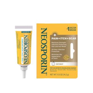 Neosporin Pain + Itch + Scar Ointment, Maximum Strength, No Sting