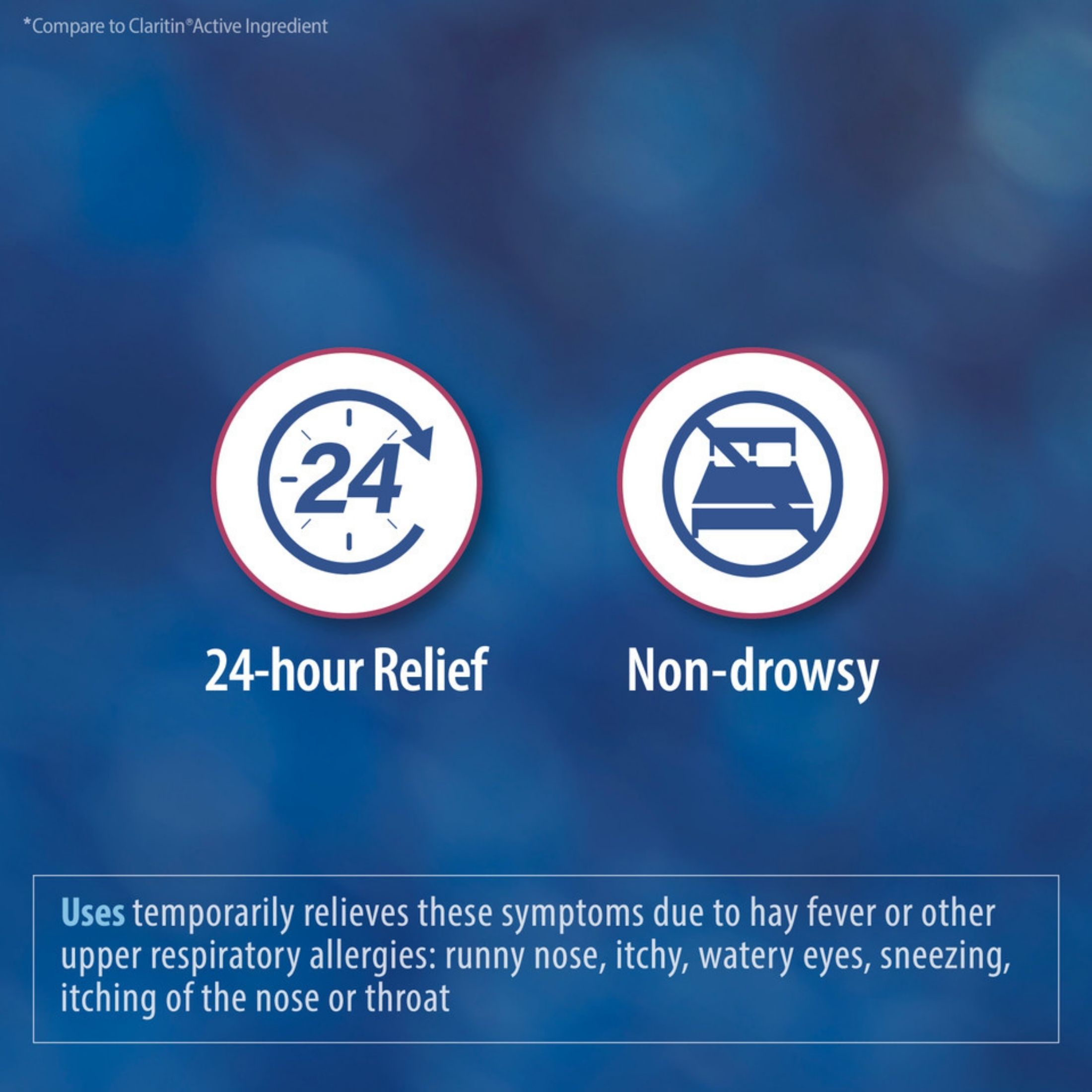 HealthA2Z Allergy Relief Tablets, Compare To Claritin
