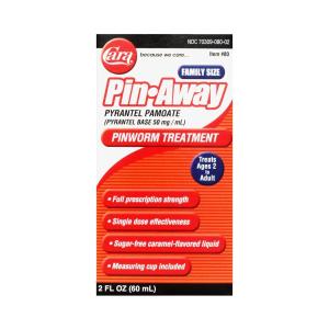 Cara Pin-Away Pinworm Treatment, Family Size, 2 Oz