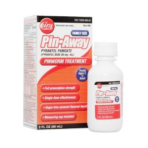 Cara Pin-Away Pinworm Treatment, Family Size, 2 Oz