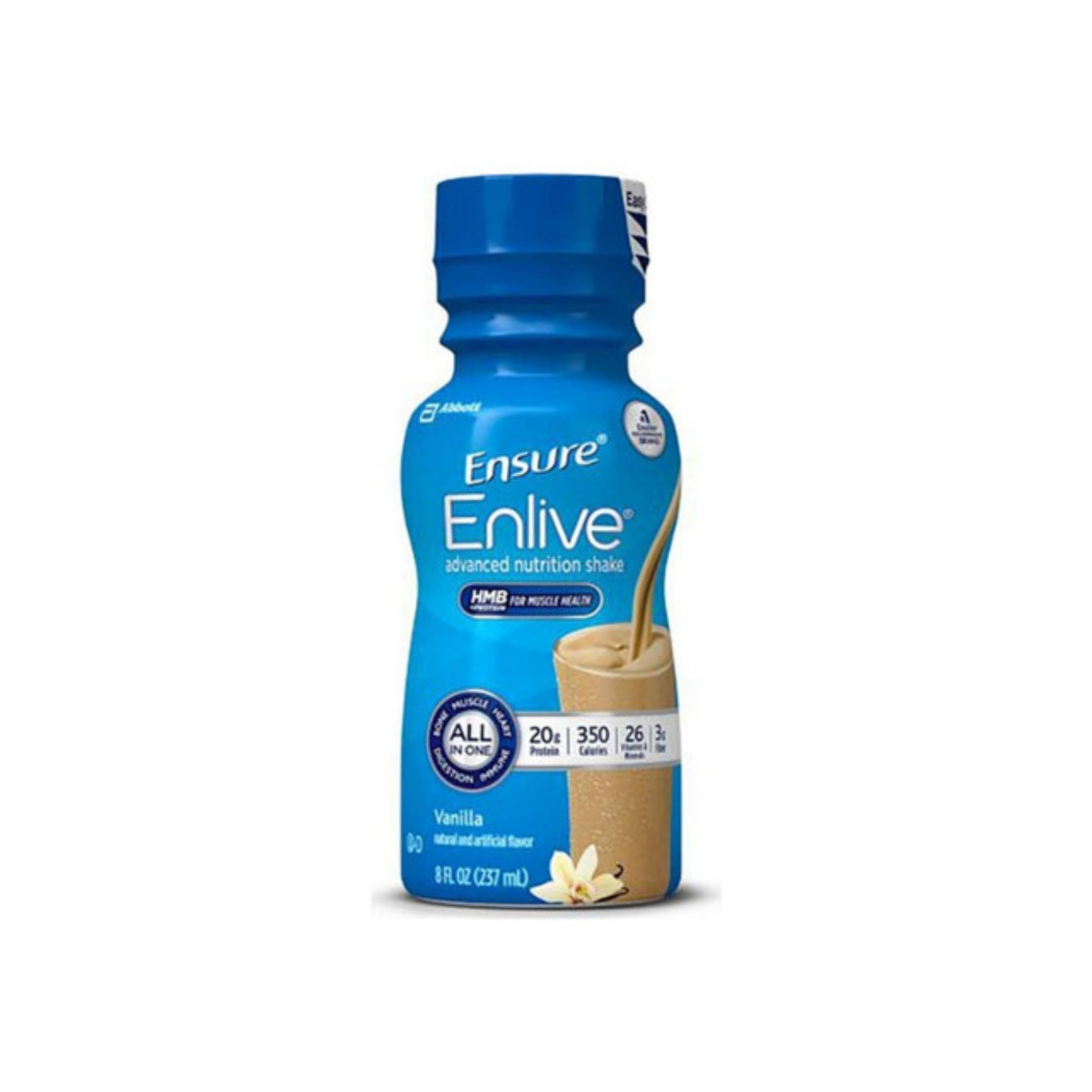 Ensure Enlive Nutrition Shake, Vanilla, 24 Ea/237ML