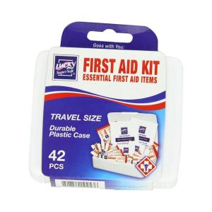 Lucky Super Soft Travel Size First Aid Kit 42 Pieces