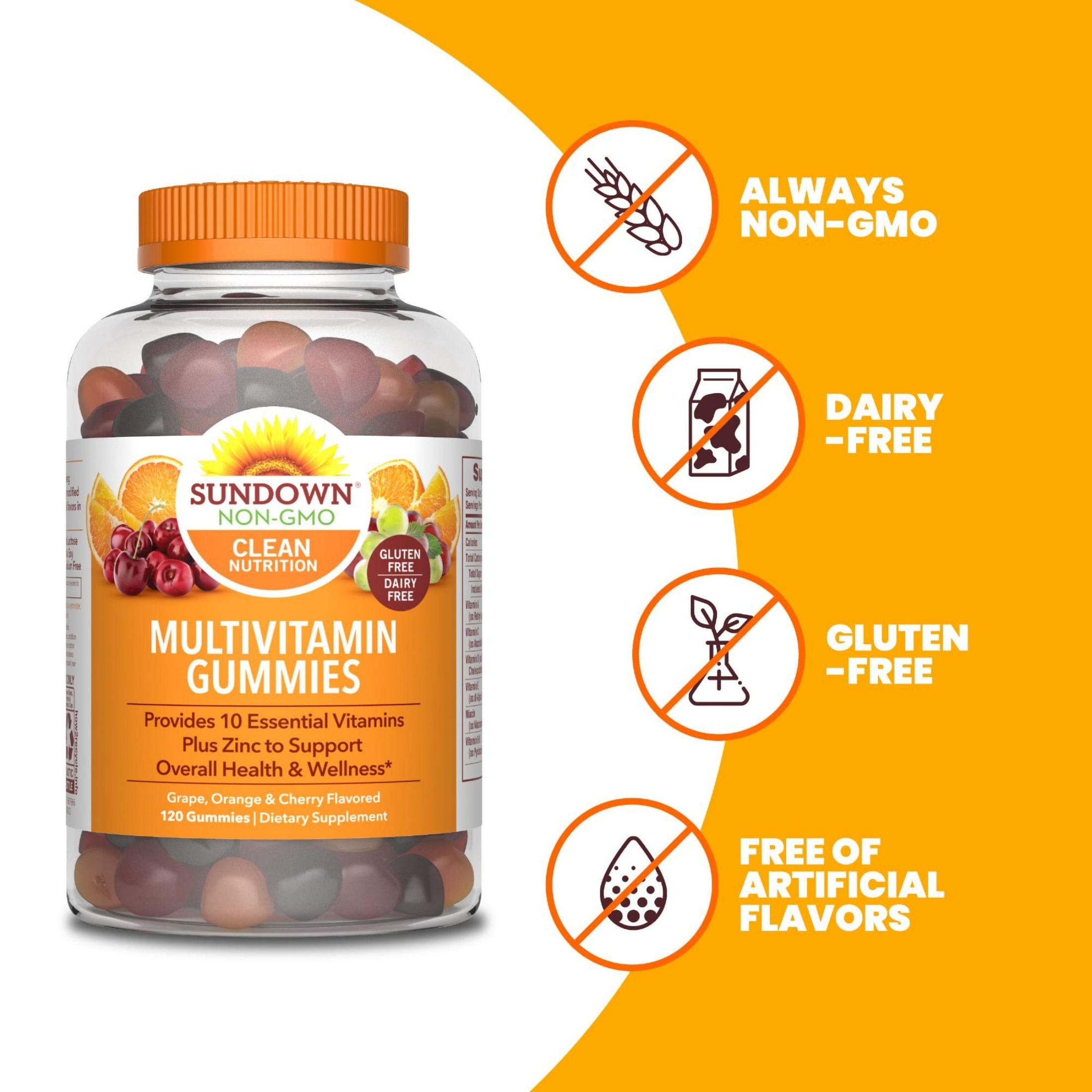 Sundown Naturals Adult Multivitamin Gummies With Vitamin D3