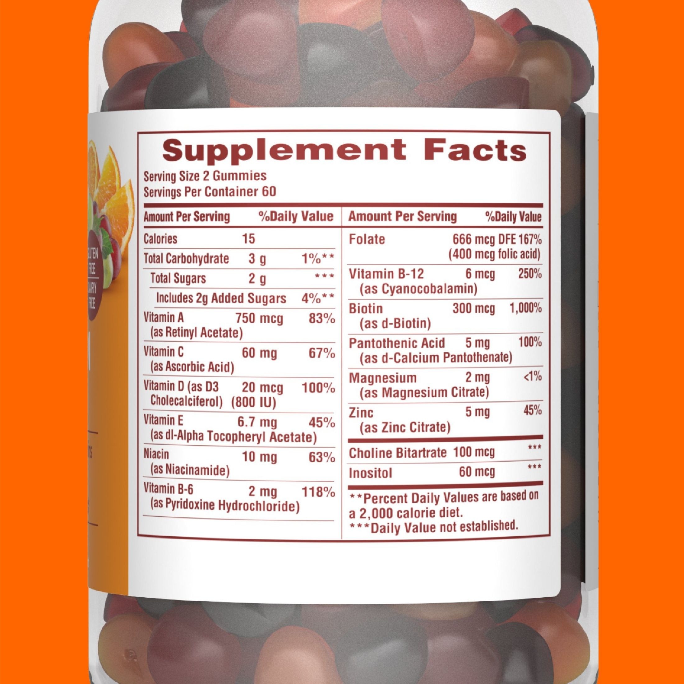 Sundown Naturals Adult Multivitamin Gummies With Vitamin D3