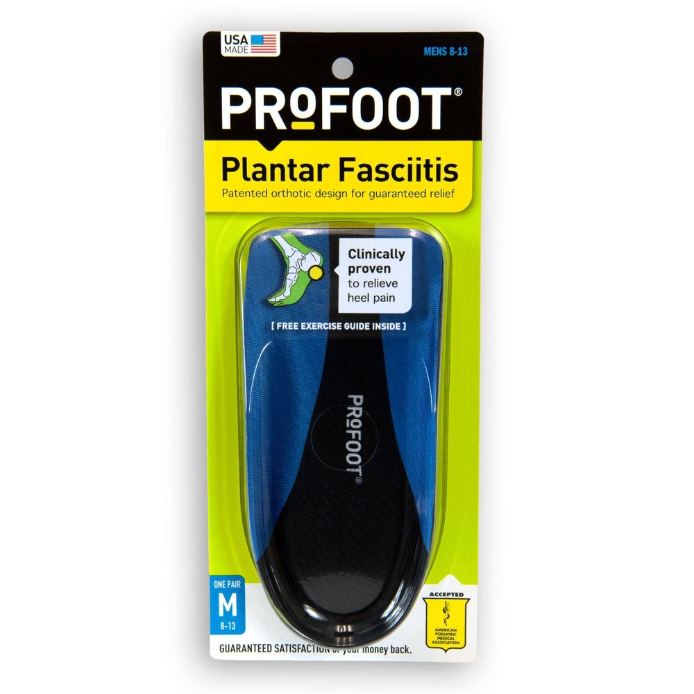 Profoot Plantar Fasciitis Insoles For Men - 1 Pair