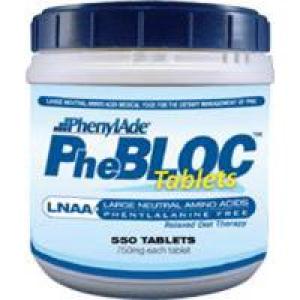 Applied Nutrition PhenylAde PheBLOC LNAA Tablet, 750mg, 550 Tabletes