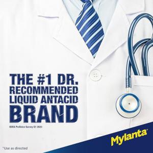 Mylanta Tonight Soothing Honey Chamomile Flavor Liquid Antacid + Anti Gas 12 Fl Oz