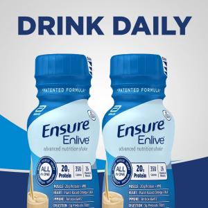 Ensure Enlive Advanced Meal Replacement Shake Vanilla Ready-to-Drink 8 Fl Oz Bottles