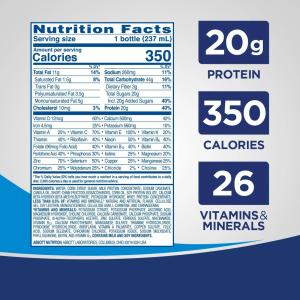 Ensure Enlive Advanced Meal Replacement Shake Vanilla Ready-to-Drink 8 Fl Oz Bottles