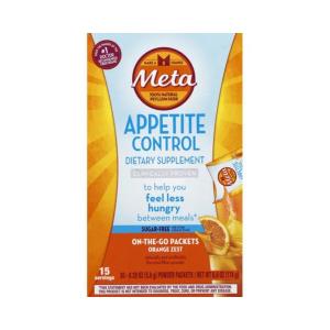 Meta Appetite Control, Orange Zest, Fiber Powder 23.3 Oz