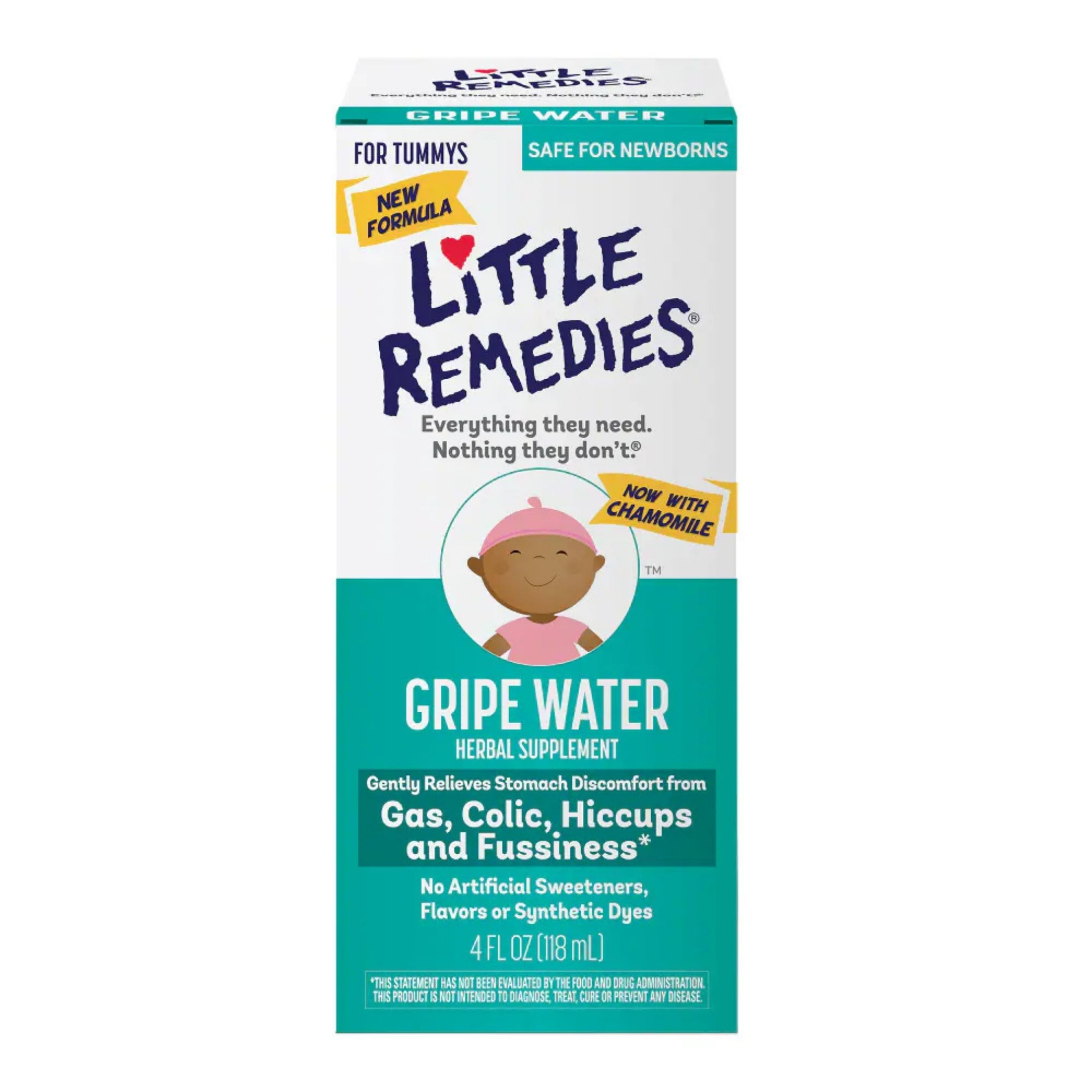 Little Remedies Gripe Water, Colic & Gas Relief, Safe For Newborns, 4 Fl Oz