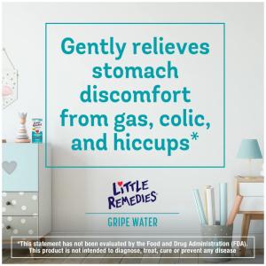 Little Remedies Gripe Water, Colic & Gas Relief, Safe For Newborns, 4 Fl Oz