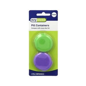 Ezy Dose Daily Round Portable Pill Containers, 67700