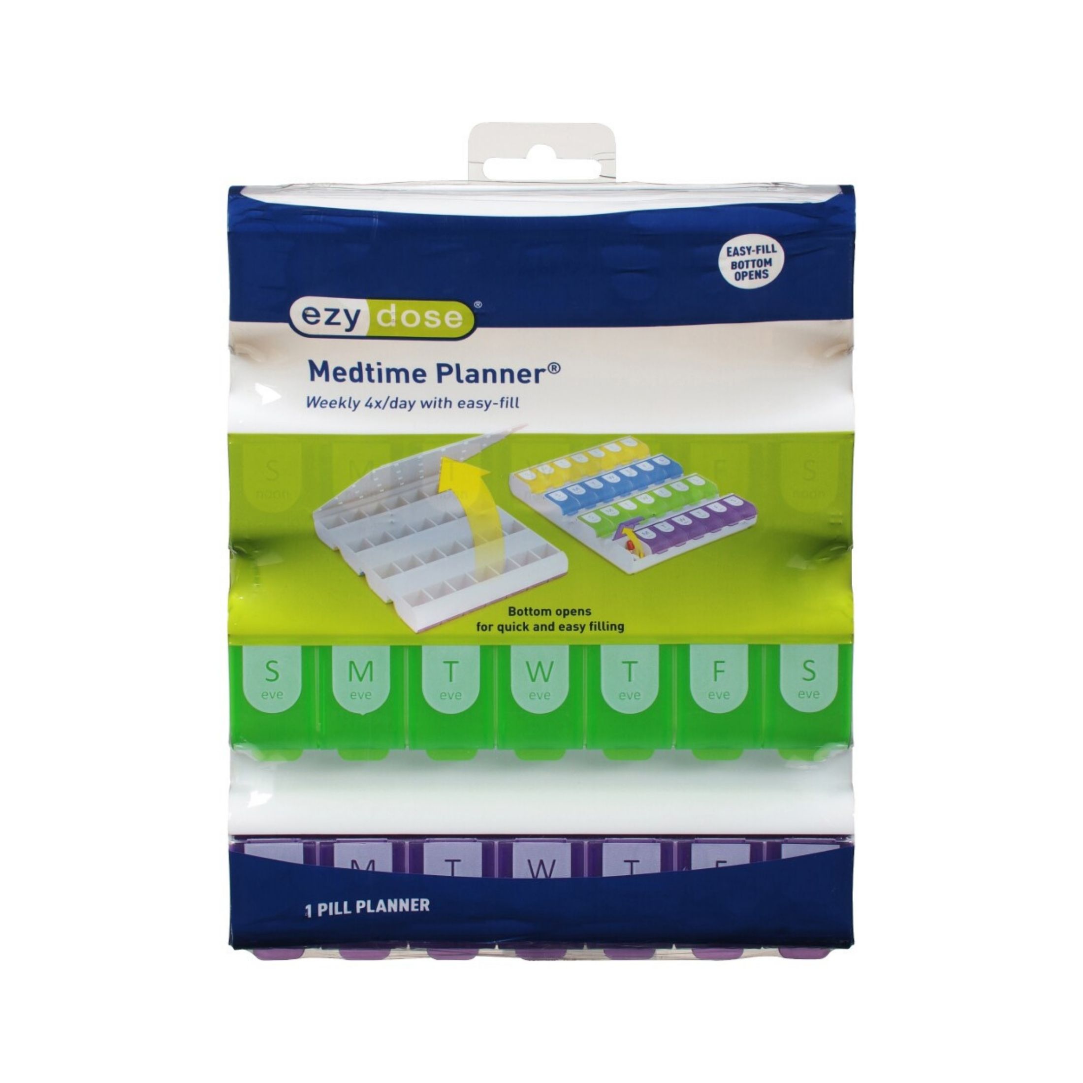 Ezy Dose Medtime 66706 Pill Organizer Xl Weekly 4X / Day