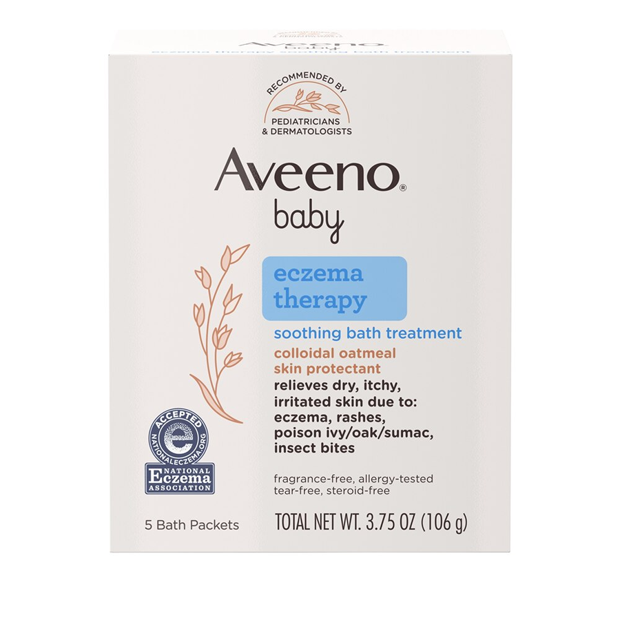 Aveeno Baby Eczema Therapy Soothing Bath Treatment Oatmeal