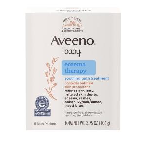 Aveeno Baby Eczema Therapy Soothing Bath Treatment Oatmeal