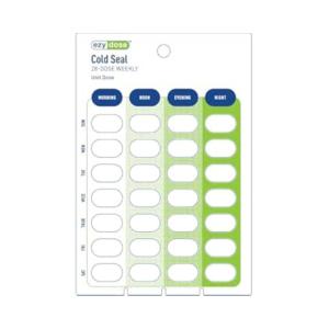 Ezy Dose Weekly Blister Cards - Case Of 500