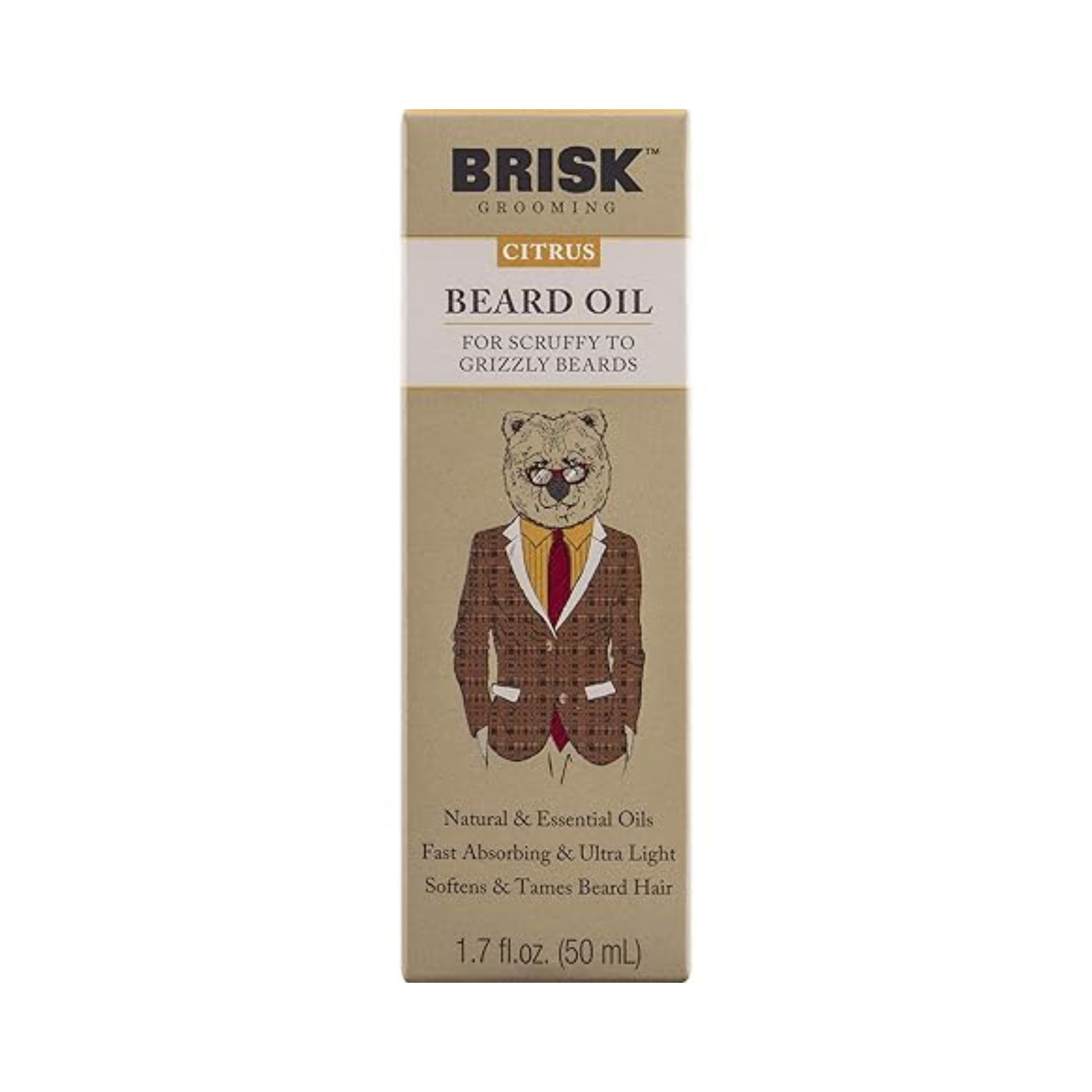 Brisk Grooming Beard Oil Tea Tree - 1.7 Oz