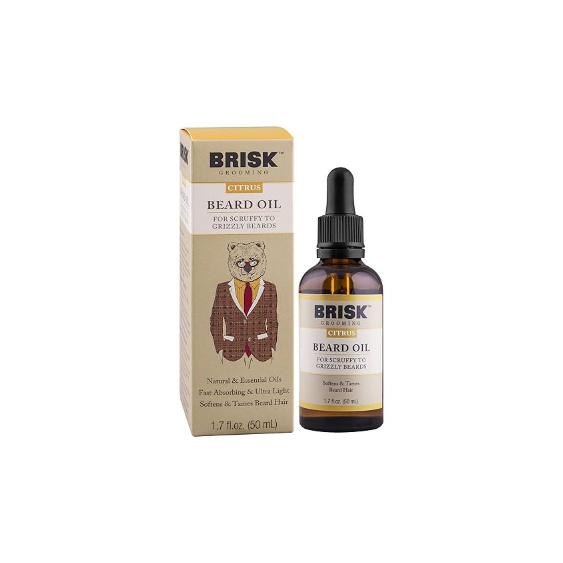 Brisk Grooming Beard Oil Tea Tree - 1.7 Oz