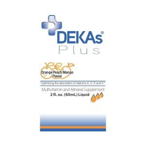 Dekas Plus Multivitamin Supplement Liquid, 2 Fl. Oz
