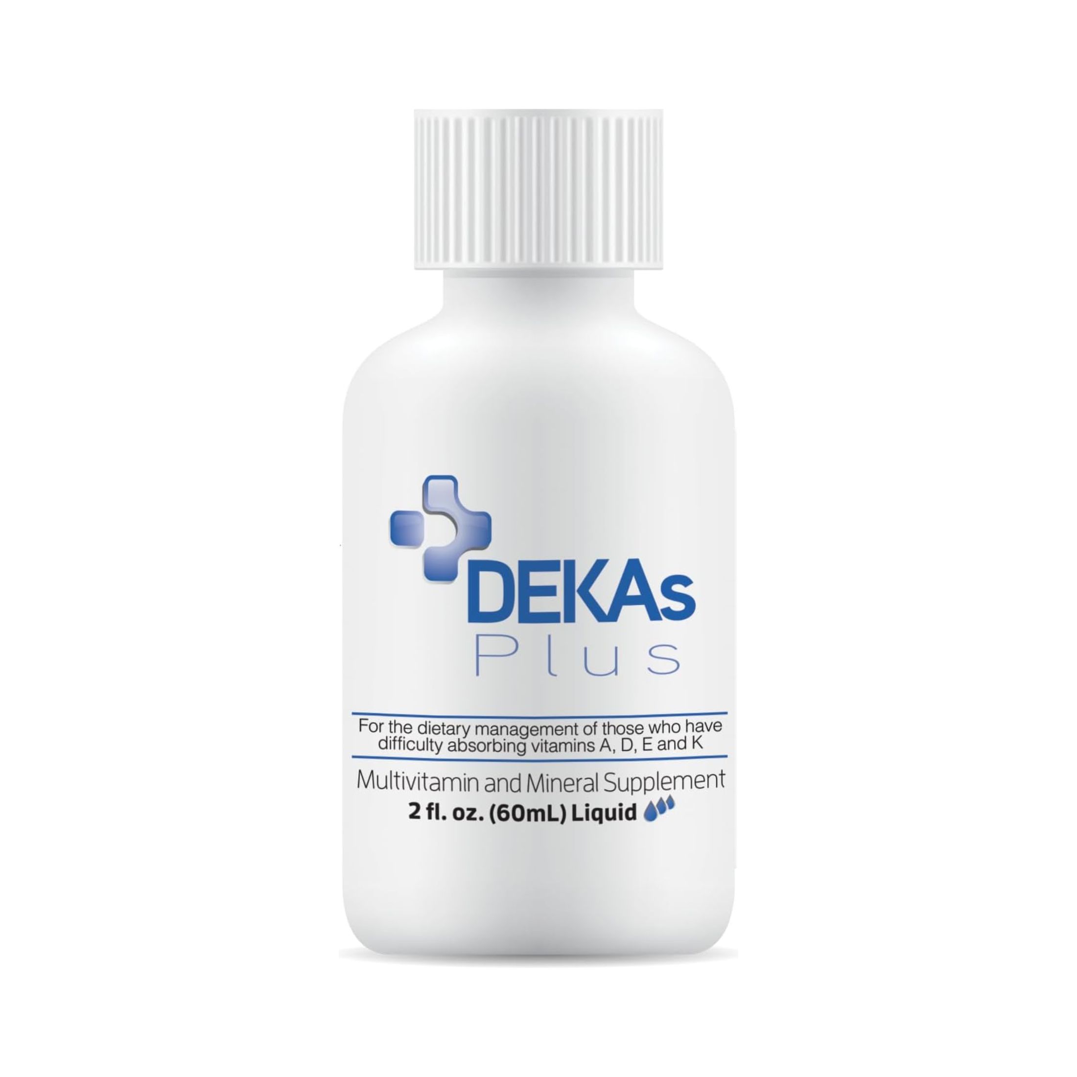 Dekas Plus Multivitamin Supplement Liquid, 2 Fl. Oz