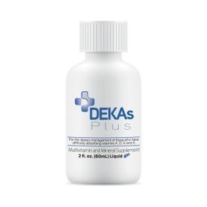 Dekas Plus Multivitamin Supplement Liquid, 2 Fl. Oz