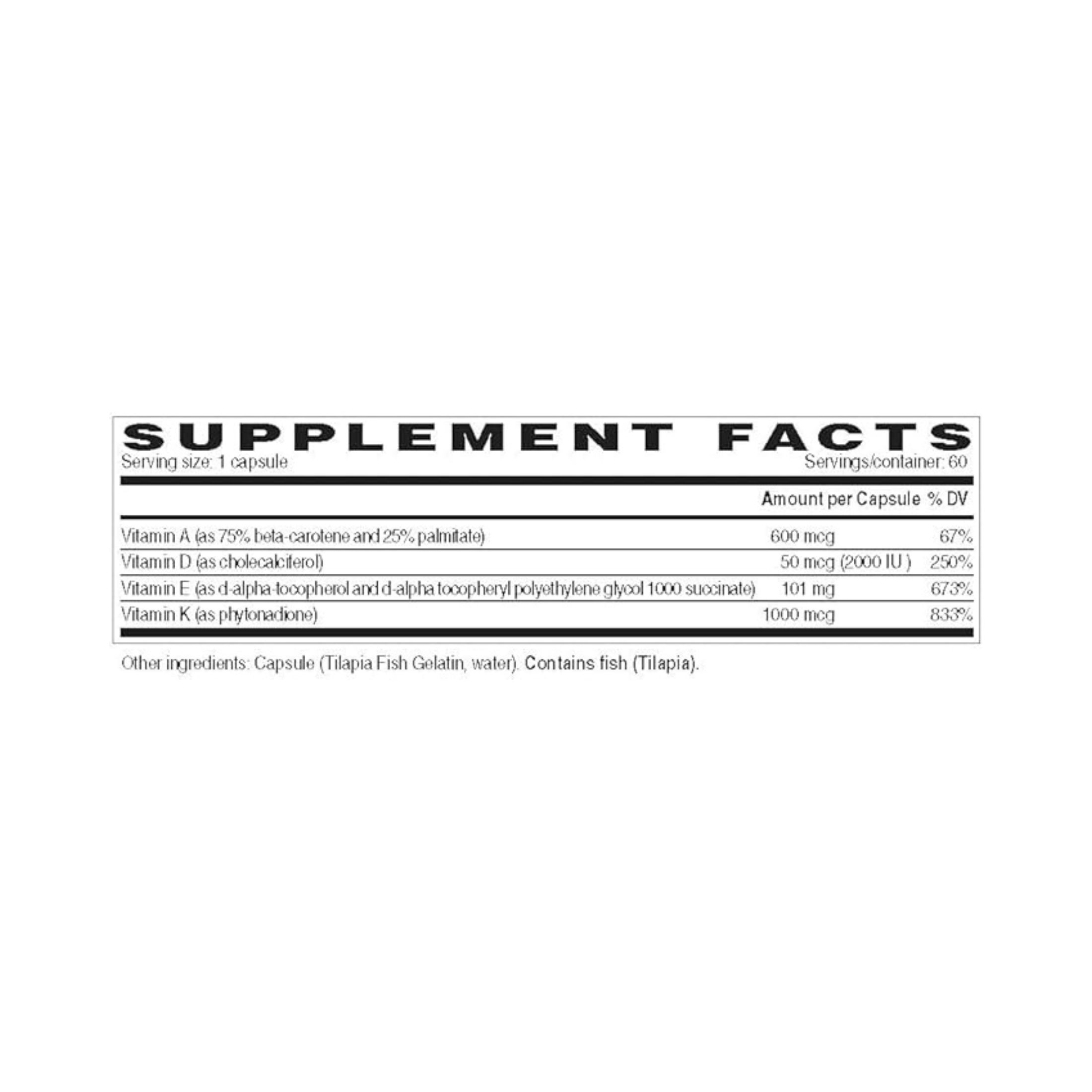 DEKAs Essential Multivitamin Supplement Capsules