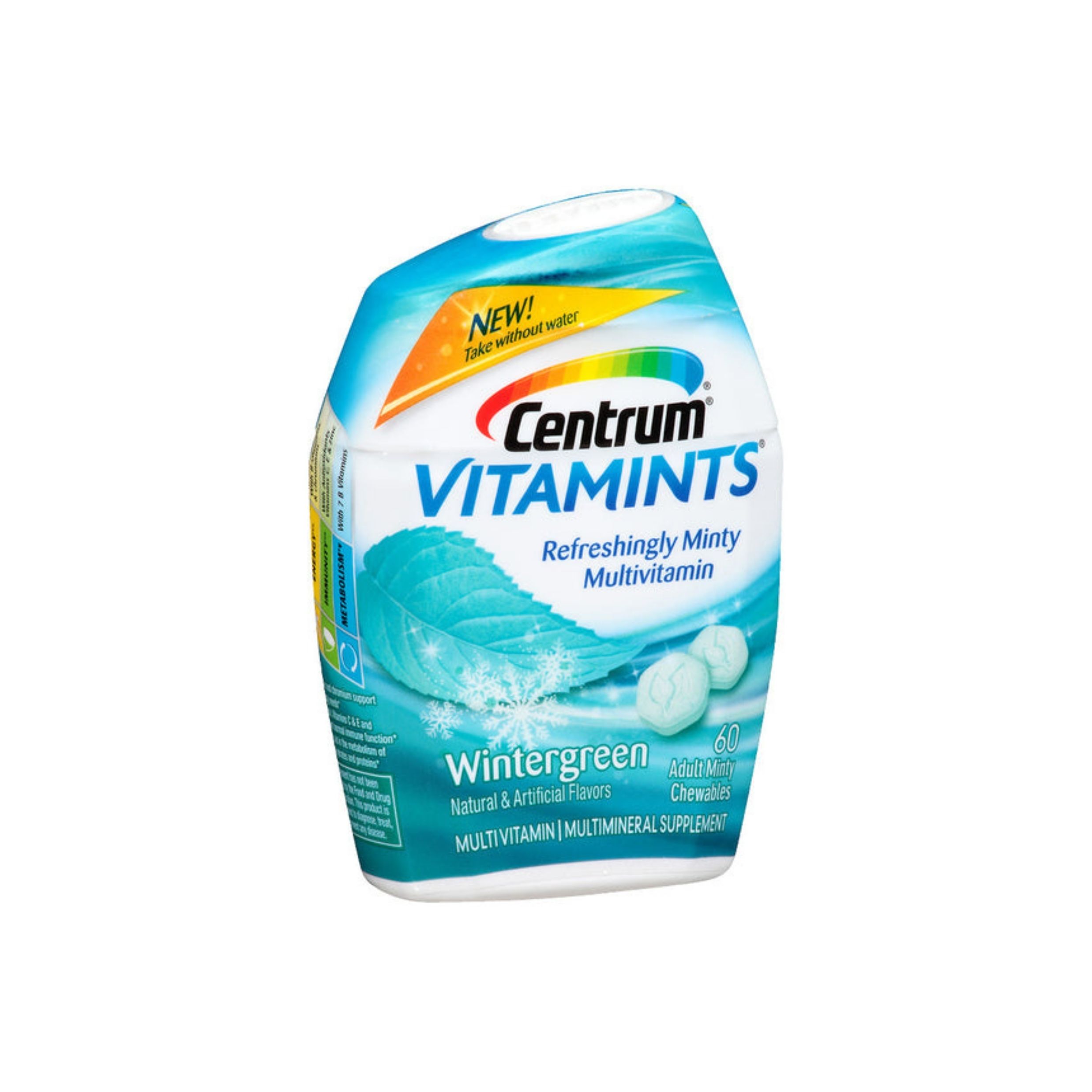 Centrum VitaMints Multivitamin, Refreshingly Minty, Adult Minty Chewables, Wintergreen
