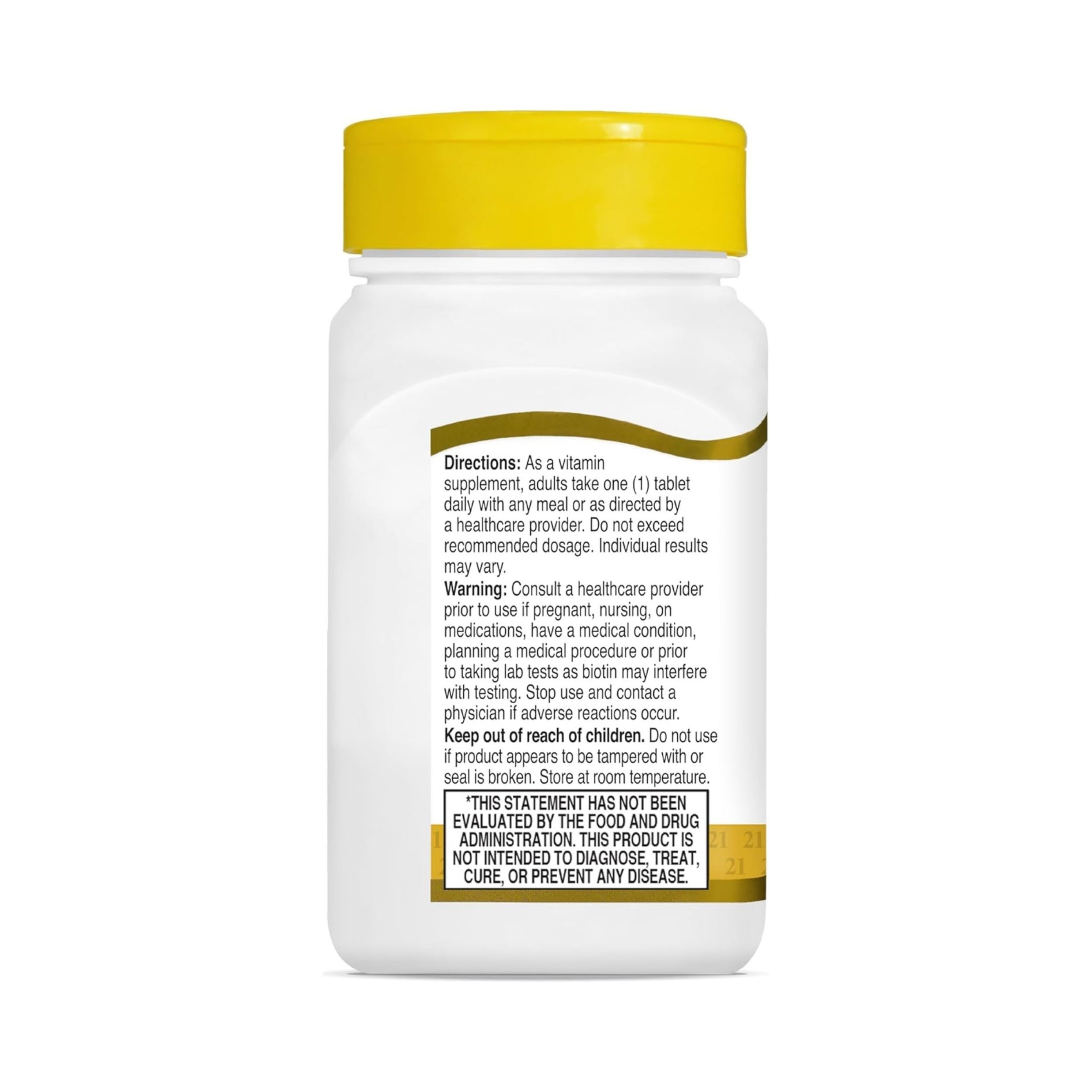 21st Century Biotin, Ultra Potency, 10,000 Mcg, Tablets