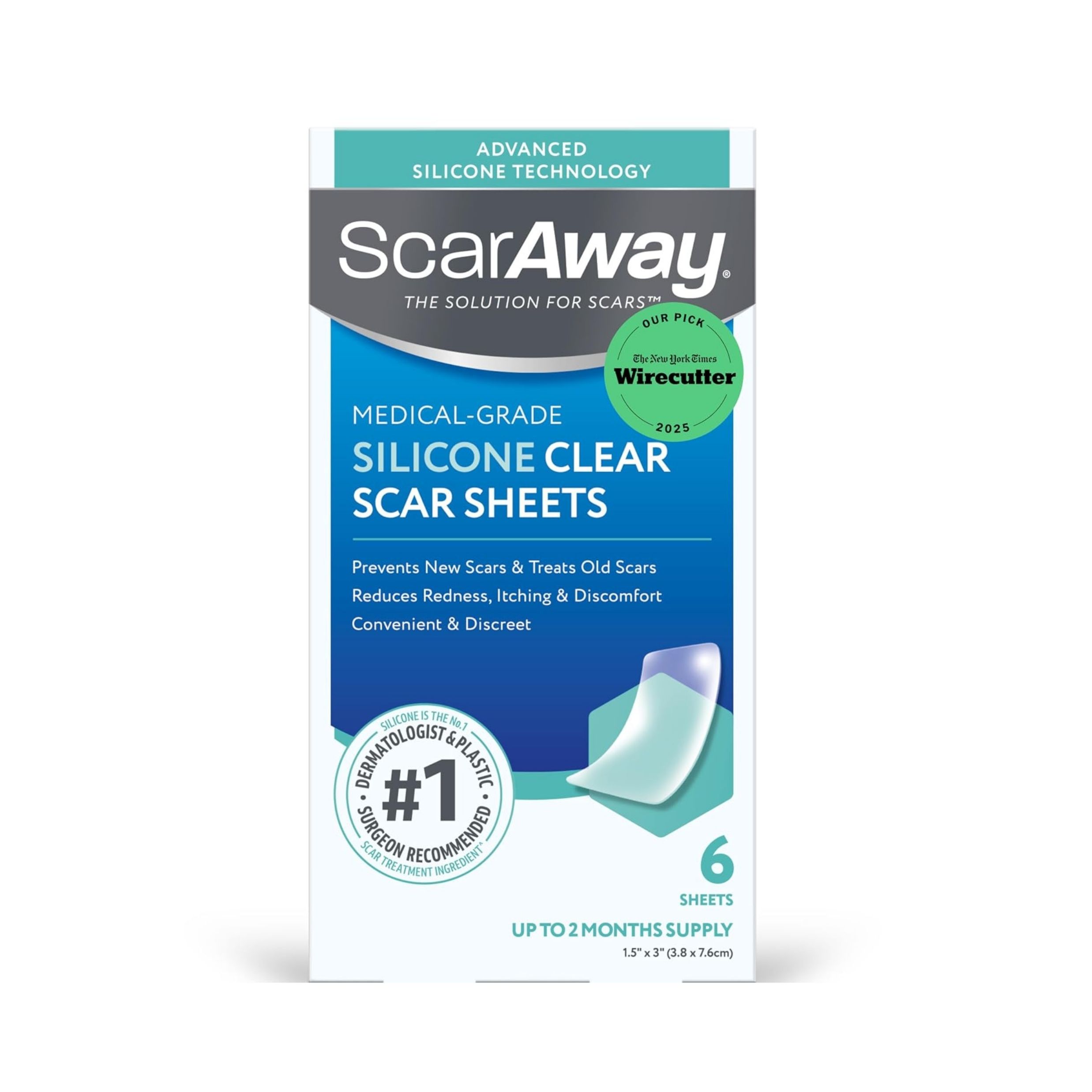 ScarAway Silicone Sheets
