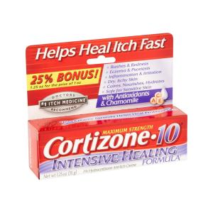 Cortizone 10 Intense Healing Formula 1% Hydrocortisone Anti-Itch Creme 1.25oz