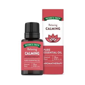 Nature's Truth Essential Oil, Pure, Calming, Relaxing, Botanical Blend 0.51 Fl Oz