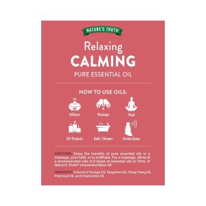 Nature's Truth Essential Oil, Pure, Calming, Relaxing, Botanical Blend 0.51 Fl Oz