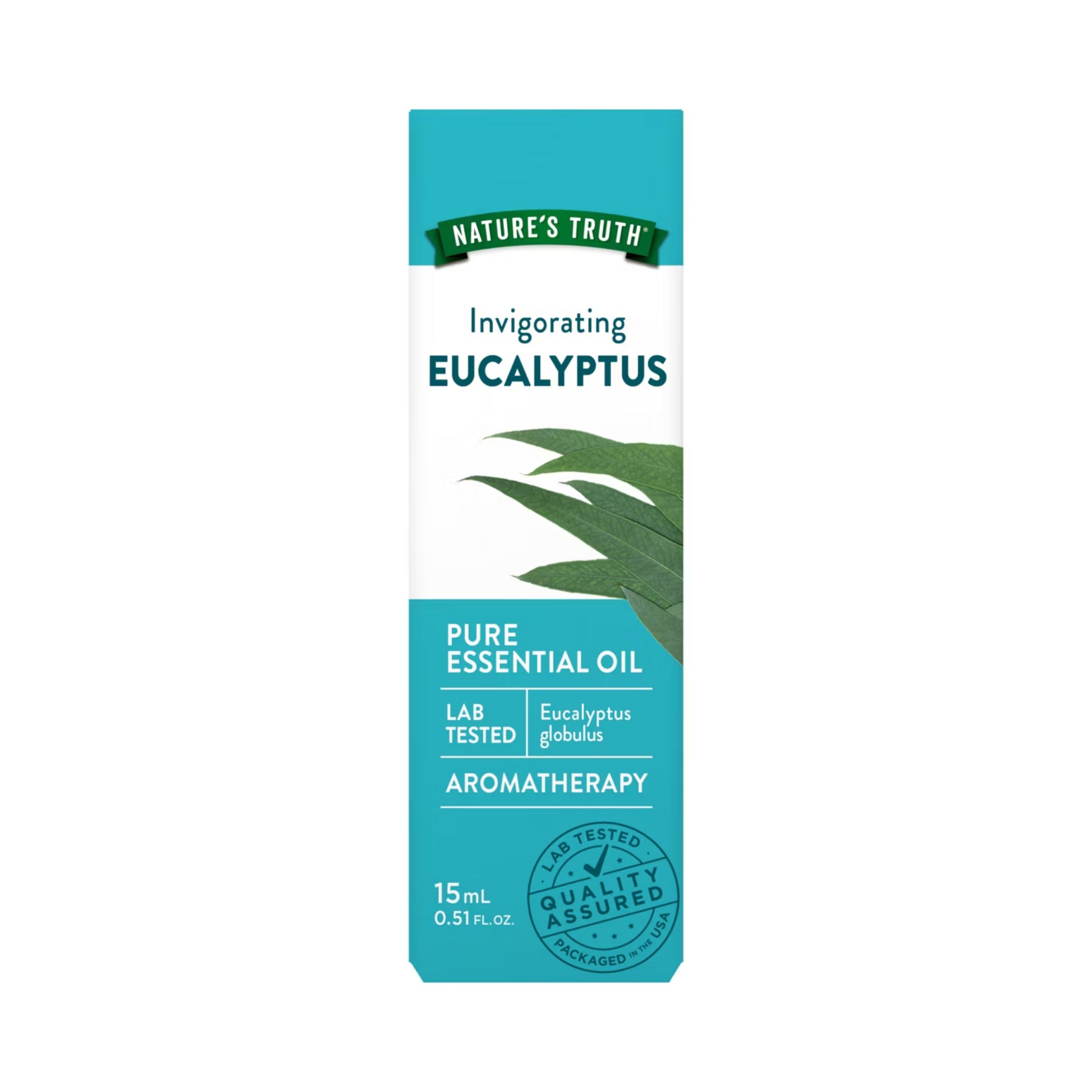 Nature's Truth Pure Essential Oil, Eucalyptus, Invigorating, Aromatherapy 0.51 Fl Oz