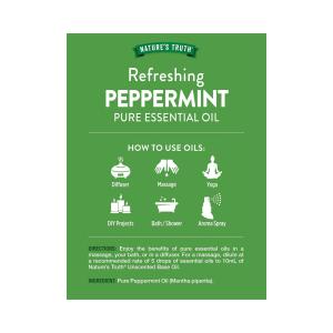Nature's Truth Essential Oil .51 OZ, Peppermint