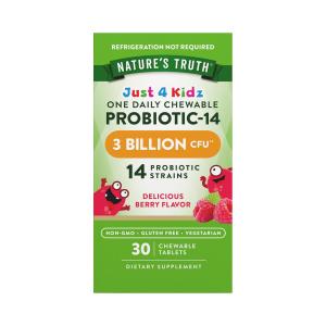 Nature's Truth Probiotic 14, Just 4 Kidz, Chewable Tablets, Natural Berry Flavor