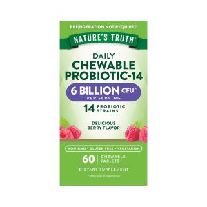 Nature's Truth Probiotic Chewable 6 Billion Natural Berry