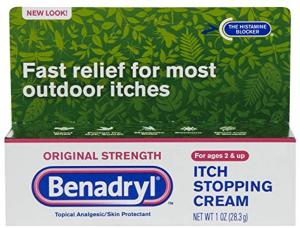Benadryl Itch Stopping Cream, Original Strength, For Ages 2+ 1 Oz