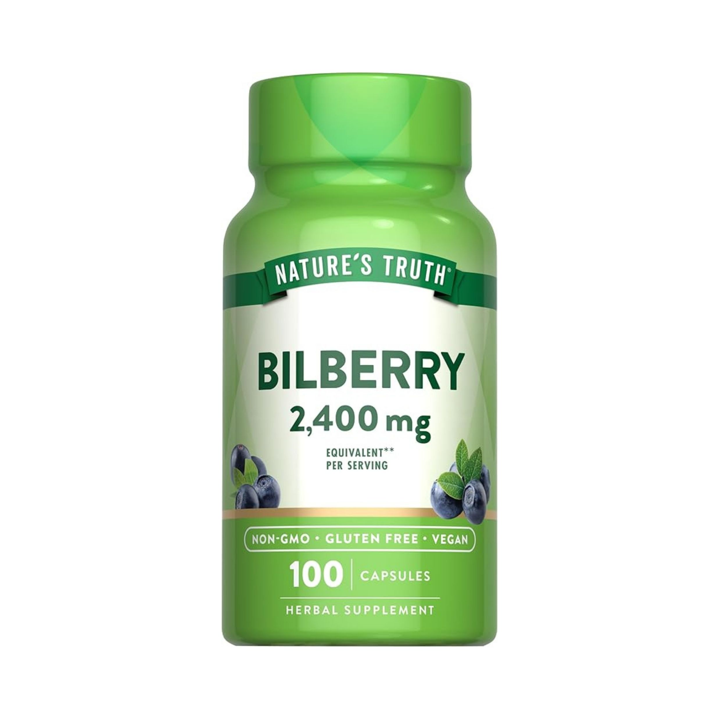 Nature's Truth Bilberry 2400 Mg Capsules