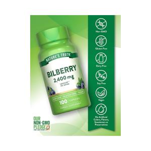 Nature's Truth Bilberry 2400 Mg Capsules