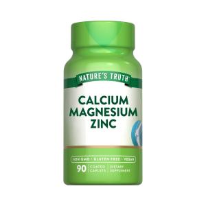 Nature's Truth Calcium Magnesium Zinc, Coated Caplets