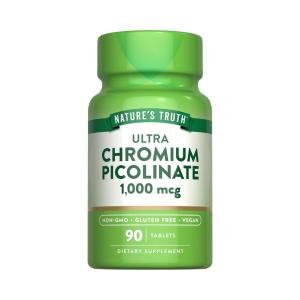 Nature's Truth Ultra Chromium Picolinate, 1.000 Mcg, 90 Tablets