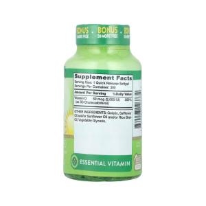 Nature's Truth Vitamin D3, High Potency, 50 Mcg, Softgels