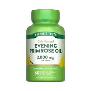 Nature's Truth Evening Primrose Oil 2,000mg Cold Pressed Quick Release Softgels 60ct