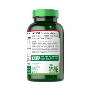 Nature's Truth Natural Lemon Flavor Fish Oil 2,400 Mg