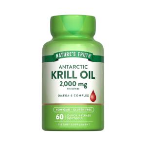 Nature's Truth Krill Oil, 100% Pure Red, 1000 Mg, Softgels